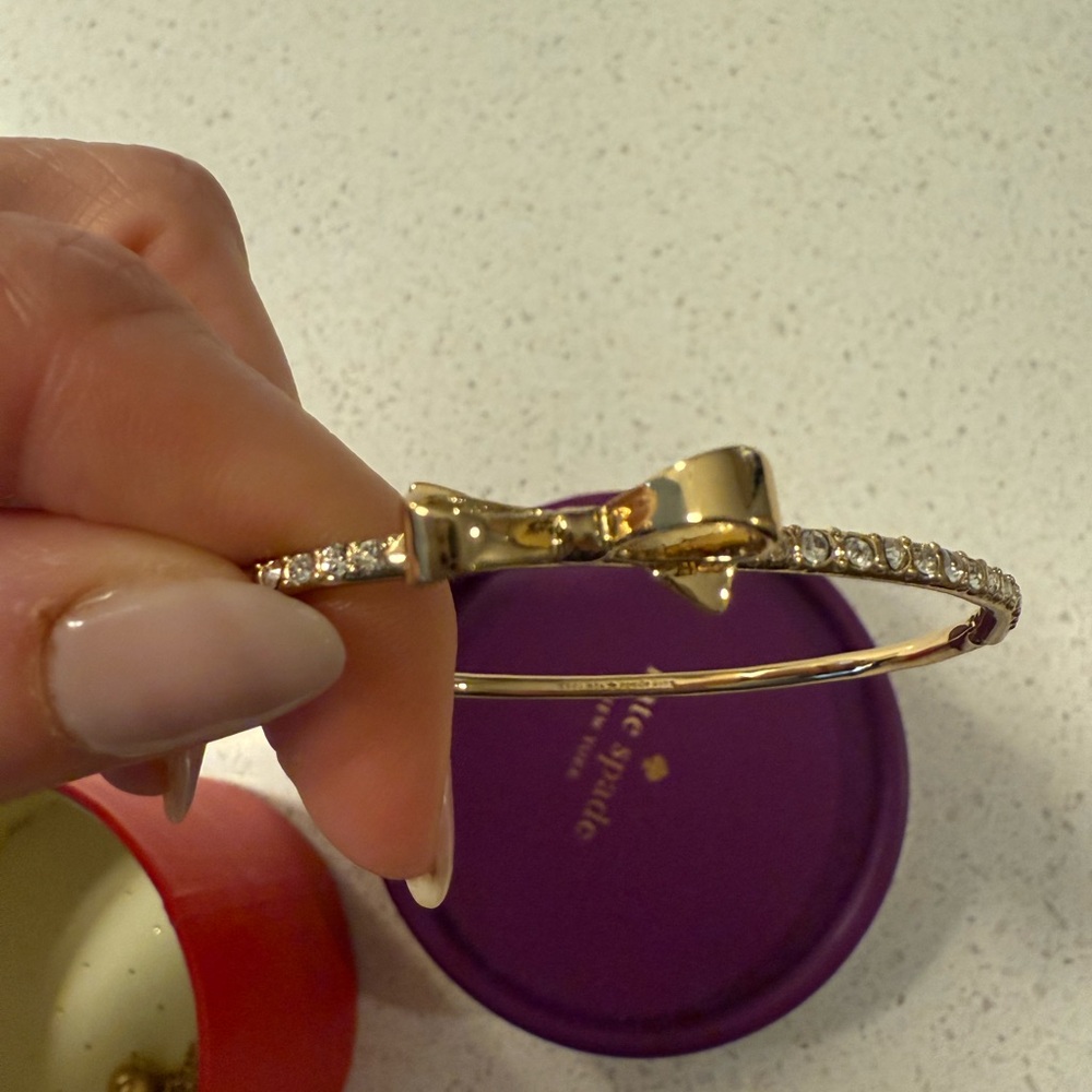 Kate Spade bevel bow bracelet